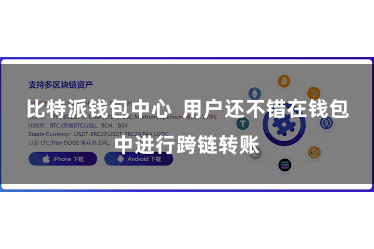 比特派钱包中心 用户还不错在钱包中进行跨链转账