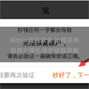 Bitpie钱包安全 比特派钱包用户隐私保护措施详解