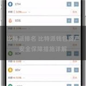 比特派排名 比特派钱包资产安全保障措施详解