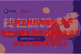 比特派钱包电脑版  用户不错证据我方的需乞降情况吸收合适的来回神志